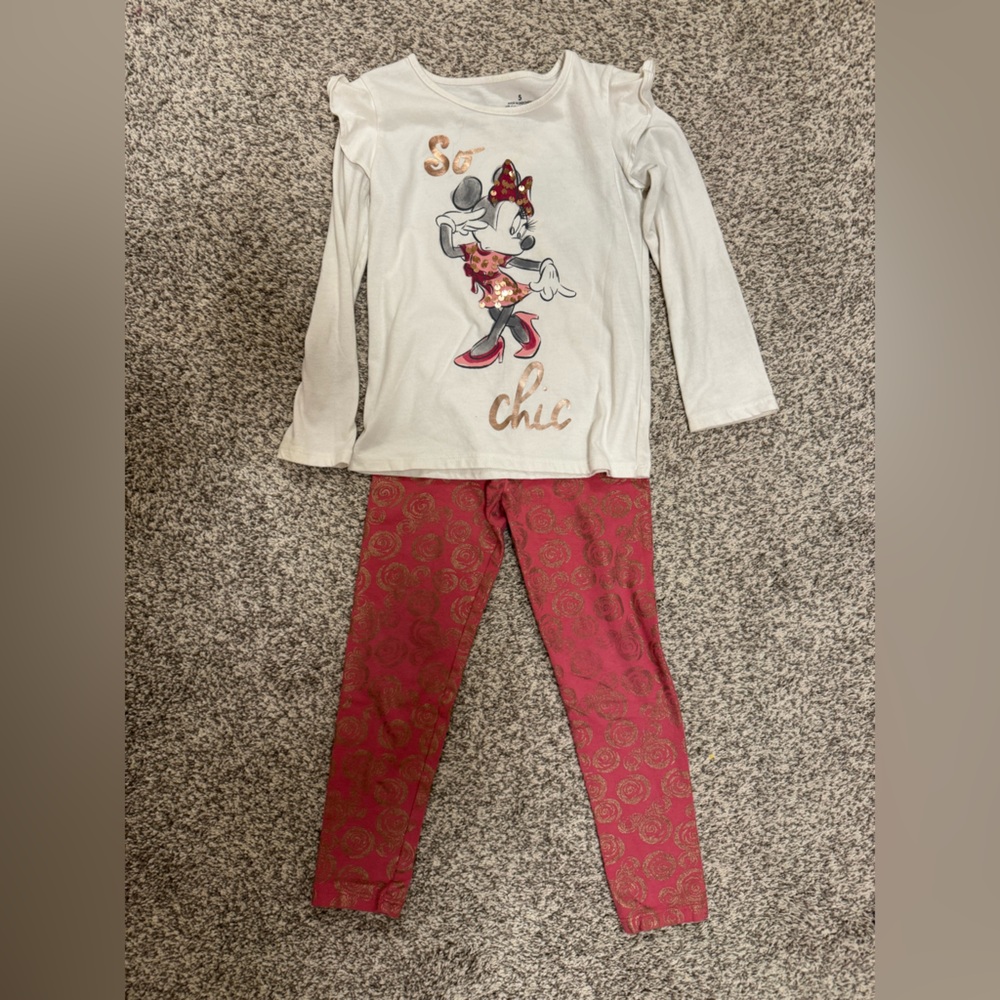 Disney Kids Matching Set - Red, White, Gray - Picture 3 of 6